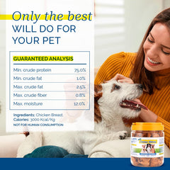 PCI Chicken Nibble bite-size treats ideal for dogs of all sizes.