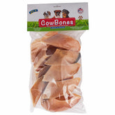 PCI Cow Bones 10-pack front packaging shows a long-lasting dog chew option.
