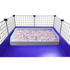 pcprbfk guinea pig cage cleanliness demonstrates reduced fleece mess and faster cleaning