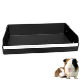 pcprbfk guinea pig litter box in Midwest cage helps keep fleece clean and dry.