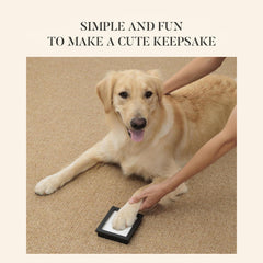 PCS Paw Print Kit clear instruction manual helps you capture a paw print accurately.