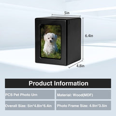 PCS Pet Urns for Dogs with smooth finish for easy display.
