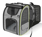 Pecute cat backpack expandable design provides extra space for comfortable travel
