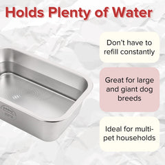 PEDAY extended-edge bowl with easy-lift design for simple repositioning