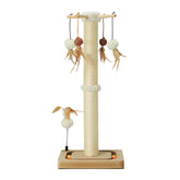 PEEKAB cat scratching post 27in sisal post for durable scratching