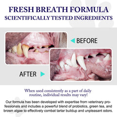 Peesnb dental powder probiotic blend label highlights gentle formula