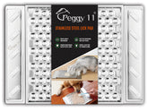 PEGGY11 durable stainless steel lick pad with whisker-friendly design for engaging slow feeding