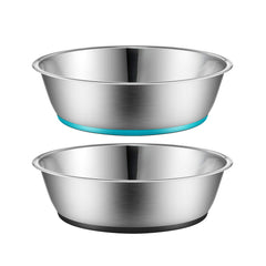 Peggy11 lightweight stainless steel dog bowls pack shot for easy feeding