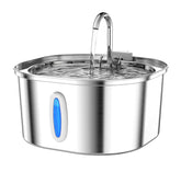 PEKTACO stainless steel cat water fountain assembly demonstrates quick setup and maintenance ease.