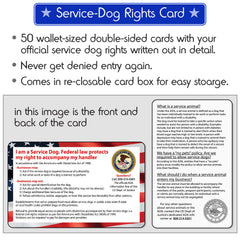 Pelto ADA cards wallet box shows wallet-friendly rights information for quick reference.