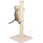 PELUMOZ 36-inch tall cat scratching post with sturdy base.