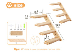 PELUMOZ cat wall rope close-up shows durable sisal scratching surface