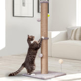 PELUMOZ tall cat scratching post tower for indoor cats promotes vertical play