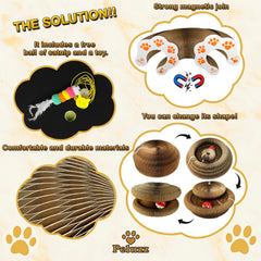 Peluzz Kitty Curls shape shift demonstrates dynamic form for varied play sessions