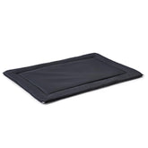 PELZIN Cybarmour chew-proof crate pad inside a 54-inch crate for secure comfort.