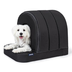 Pelzin Orthopedic Dog House outdoor porch private retreat for dogs