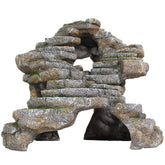 Penn-Plax Reptology Shale Scape Step Ledge image captures climbing-ready habitat for reptiles.