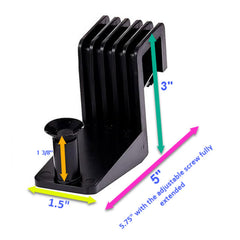 Penn-Plax Turtle Topper Extender Clip tightening-screw enables quick setup.