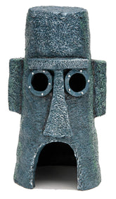 Penn-Plax SpongeBob Squidward’s house closeup adds playful charm and a unique tank focal point.