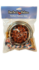 Perfect Petzzz colorful rope toy and chew bones for interactive pet play