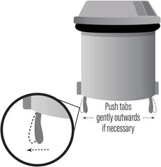Perimeter Technologies collar battery being installed for comfortable wear