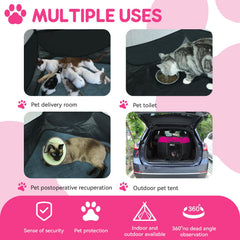 Persure Rosy Medium playpen front-entry view for easy access during indoor playtime.
