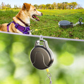 Pestairs 30ft dog tie out cable ready for yard use and safe roaming.