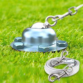 Pestairs 360° swivel dog tie-out cable keeps dogs secure and tangle-free during outdoor play.