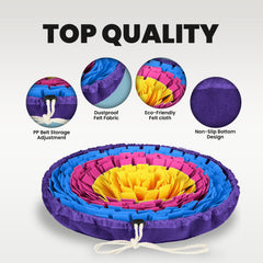 PET ARENA Snuffle Mat, base antideslizante para uso estable en casa
