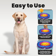 PET ARENA Snuffle Mat, diseño ajustable para perros grandes y pequeños