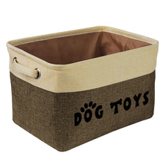 PET ARTIST cesta de juguetes para perros plegable con asas para transportar
