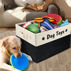 PET ARTIST collapsible storage basket with handles for convenient carrying.