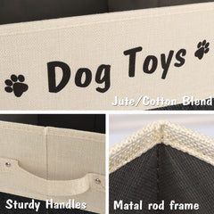 PET ARTIST collapsible storage basket in living room for organized pet gear.