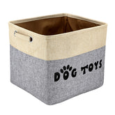 PET ARTIST large dog toy basket front view for neat toy storage