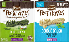 Pet Faves Merrick Fresh Kisses large-pack front view for large dogs' dental chews