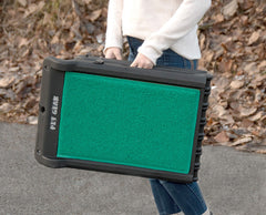 Pet Gear supertraX ramp raised edges prevent pets from slipping