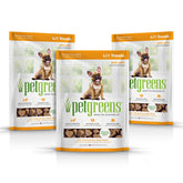 Pet Greens Li'l Treats bacon-cheese soft-chew bag for small dogs and training.