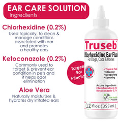Pet Health Pharma ear cleanser cat — deodorizing care for feline ears.