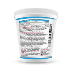 Pet Health Pharma potassium citrate plus cranberry ingredients label highlights urinary support
