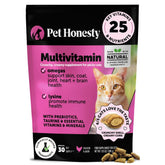 Pet Honesty gátos multivitamin crujiente-cremosa envase: sabor y apoyo nutricional