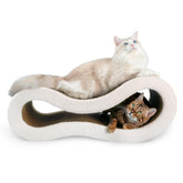 Pet JoJo Cloud Lounge scratching pad surface for scratching and stretching.