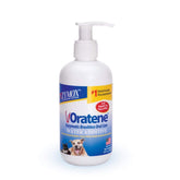 Pet King Brands ZYMOX bottle ready for daily water additive for fresher breath.