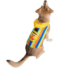 Pet Krewe Bert costume back view showing hoodie-style fit
