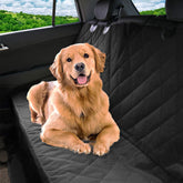 Pet Magasin bench car seat cover provides waterproof protection against spills for back seats.