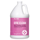 Pet MD Otic-Clean bottle shows deep-clean formula for wax and debris reduction.