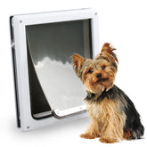 PET MOMENT pet flap door side view shows sturdy design for easy pet access
