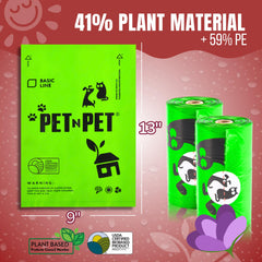 Pet N Pet lavender scented bags for odor control during dog walks