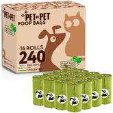 PET N PET poop bags box 240-count ready for weeks of outings