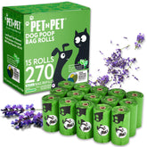 Pet N Pet poop bags green roll for easy cleanup on walks