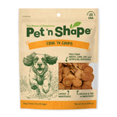 Pet 'n Shape Chik 'n Chips bag shows resealable packaging for easy freshness.